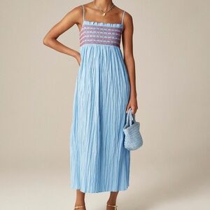 J.Crew Catania Crinkle Dress with pockets